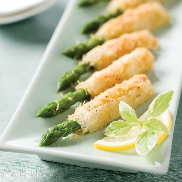 featuring Asparagus Asiago Spears