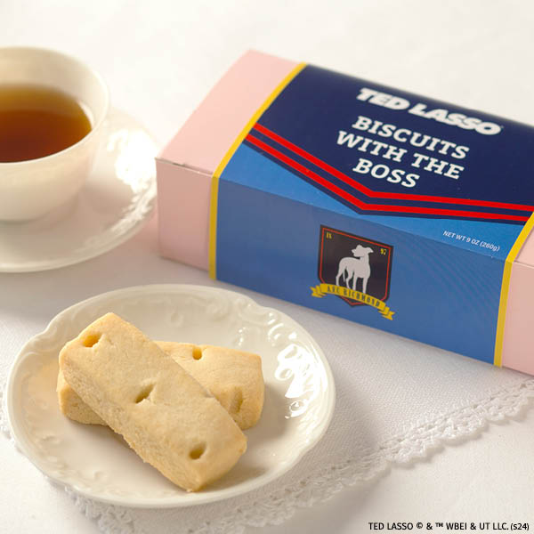 Ted Lasso™ Biscuits with the Boss - signature box with plated biscuits