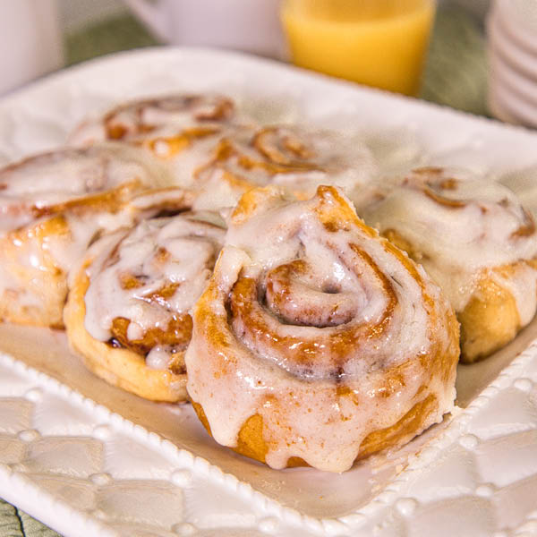 Iced Cinnamon Rolls