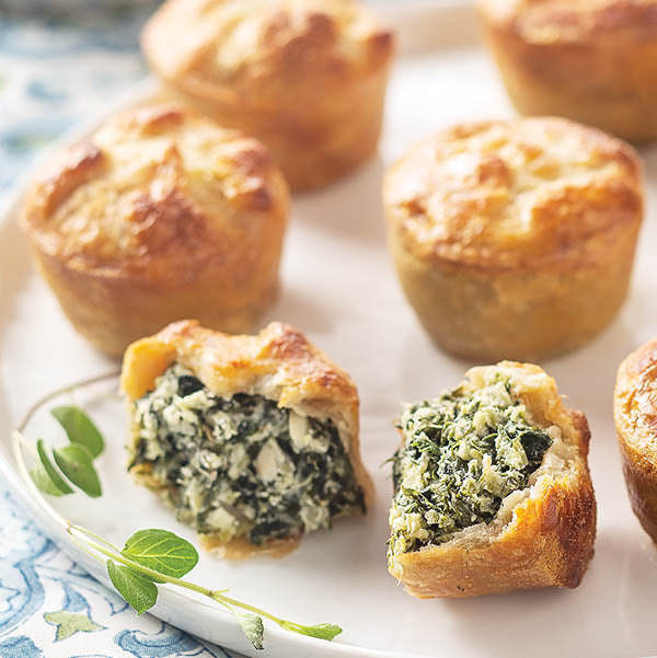 Spinach Artichoke Pie Bites