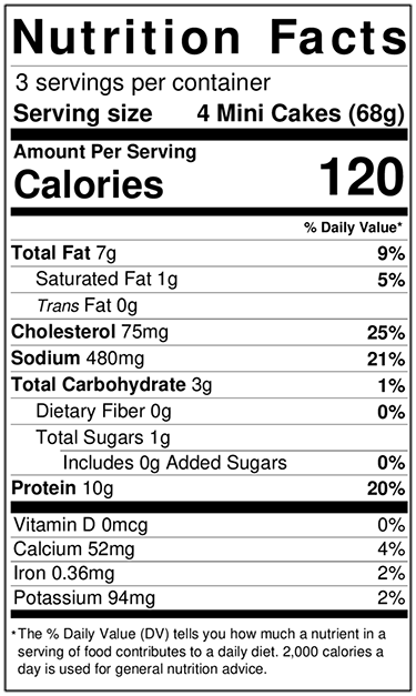 Old Nutrition Label