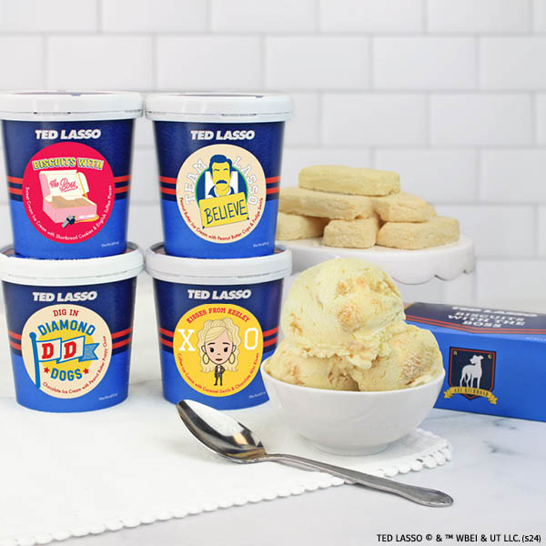 The Richmond Way, Ted Lasso™ ice cream sampler with Ted Lasso™ Biscuits with the Boss