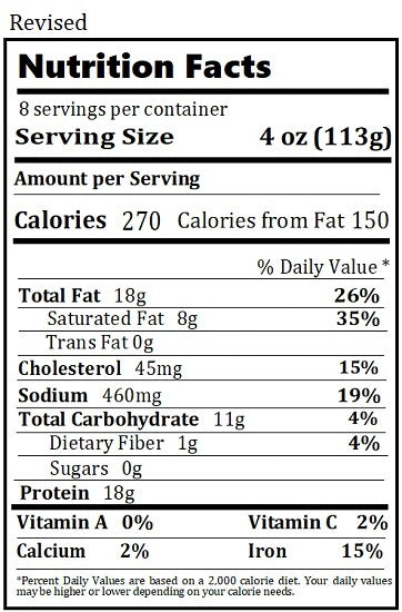 New Nutrition Label