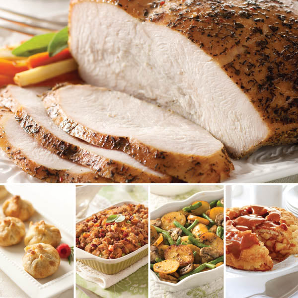 Fried Turkey Breast Complete Dinner