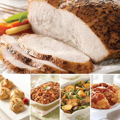 Fried Turkey Breast Complete Dinner